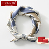 上海故事真丝小方巾丝巾100%桑蚕丝围巾礼盒实用送妈妈长辈生日礼物节日