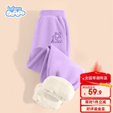 班尼路（Baleno）女童裤子2025冬季加绒加厚秋冬款女孩冬装保暖长裤儿童运动卫裤