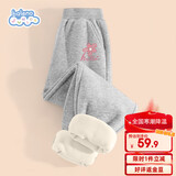 班尼路（Baleno）女童裤子2025冬季加绒加厚秋冬款女孩冬装保暖长裤儿童运动卫裤