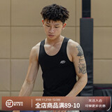 NICEID PRO运动速干紧身背心男美式篮球训练宽松透气收腹健身衣田径跑步 黑色【吸汗速干】 XL