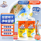威猛先生（Mr Muscle）洁厕灵 750g*2瓶 柠檬草香 洁厕液厕所马桶除垢去渍去异味