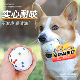 HELLOJOY狗玩具弹力球实心耐咬训狗神器大中小型泰迪咬不烂幼犬玩具 6.5cm