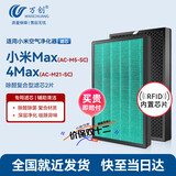 万创 适用米家小米空气净化器滤芯Max/4 Max滤芯除雾霾除醛异味复合型过滤网2片装