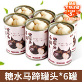 满意包糖水水果捞罐头马蹄罐头酸甜口味425克/罐*6罐休闲零食