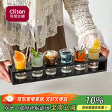 CLITON鸡尾酒调酒龙舌兰shot杯套装网红B52轰炸机子弹杯一口杯6只杯架