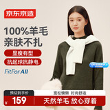 京东京造毛衣女时尚针织衫气质衣服百搭冬外套女 灰色 M 海藻绿 XS
