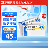 7盒装【原研药】克拉仙 克拉霉素片 0.25g*8片/盒