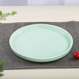 祥燕（xiangyan） 青瓷创意酒盘托果盘水果盘沙拉盘圆形浅盘家用中式陶瓷盘单层 青瓷单个托盘