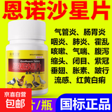 恩诺沙星片兽用禽类鸡瘟鸡药鸡鸭鹅拉稀咳嗽气喘肠炎霍乱兽药100片/瓶 【恩诺沙星片100片/瓶】1瓶