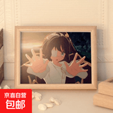 中二病也要谈恋爱相框摆件小鸟游六花动漫周边照片定制二次元摆台 邪王真眼 8寸