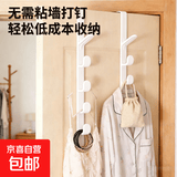 【新人立减价】厨卫挂件免打孔橱柜衣柜门挂钩门上挂钩柜子 五联挂钩【3个】随机色