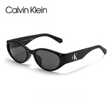 Calvin Klein新品CK墨镜猫眼开车驾驶护目防晒防紫外线男女款可配度数太阳镜 CKJ24638SLB-001黑色框+深灰片