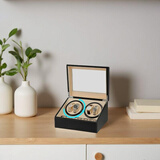 夺金匠摇表器机械表自动摇摆养表进口芯皮质收纳盒四表位新年礼物