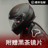 FASEED法赛德全盔摩托车头盔男复古女机车街车跑车单镜片3c认证四季816 哑黑（黄亦玫同款，标配透明片），送【有色片+防雾贴 L(57-58)头围