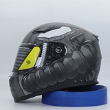 FASEED法赛德全盔摩托车头盔男复古女机车街车跑车单镜片3c认证四季816 灰机械兽/哑光（标配透明片），送【有色片+防雾贴】 L(57-58)头围