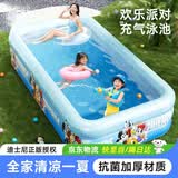 川岛熊儿童充气游泳池加厚大型户外泳池游泳家用宝宝洗澡戏水池1.5米