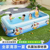 川岛熊儿童充气游泳池加厚大型户外泳池游泳家用宝宝洗澡戏水池2.1米