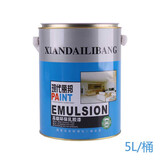 家利园 20KG/桶环保型内墙乳胶漆 彩色净味涂料 白色乳胶漆面漆 内墙涂料 白色面漆6KG