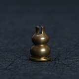 轩椽阁（xuanchuange）铜香插葫芦香插香架 多功能线香盘香香炉香底座香拖 塔香模多用 葫芦铜香插（1个）