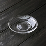 美斯尼 杯垫玻璃茶托杯托茶杯底托品杯隔热垫品茗茶托隔热保护垫茶道配件茶桌零配小茶杯底托 单只装