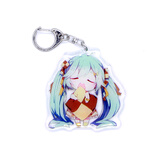 Vocaloid公主殿下米酷miku葱娘亚克力挂件挂饰钥匙扣动漫周边葱娘深海少女亚克力挂件 方块曲奇 买二送一