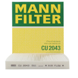 曼牌（MANNFILTER）空调滤清器空调滤芯CU2043睿翼马自达6CX7奔腾B50B70B90/奔腾X80