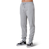 拓营者收口运动裤男士秋冬季加厚加绒束脚休闲裤针织棉质口袋拉链简约小脚哈伦裤宽松大码运动卫裤 浅灰色 XL-加厚不倒绒 男