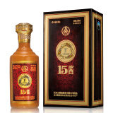 五粮液股份出品 15酱 酱香型白酒 53度 500ml 礼盒装（50版）