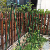 田田绿园艺支架阳台花架植物爬藤架户外花园攀爬架种菜架子黄瓜豆角架杆 人字架高150*长150 管径16mm