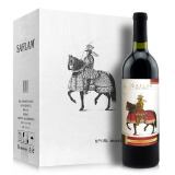 西夫拉姆法国进口红酒 骑士干红葡萄酒 750ml*6瓶 整箱