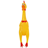 咪贝萌尖叫鸡狗狗发声玩具猫咪用品绝望尖叫玩具狗鸭猪牛球轮胎拖鞋 惨叫鸡L大号40CM