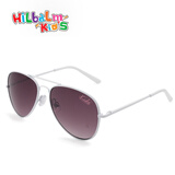 希柏（HILBALM） 希柏 3-8岁儿童太阳镜男童女童小孩可爱墨镜蛤蟆镜 白色框灰紫色