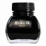 白金（PLATINUM） 60ml彩色颜料墨水 INKM-1200 非碳素钢笔墨水 彩墨 黑色（#1） 1瓶