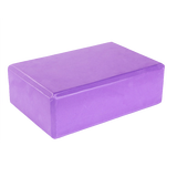 龙动力 瑜伽砖高密度初学者儿童舞蹈练功压腿海绵泡沫砖瑜珈砖块砖头 紫色（003）