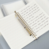 法拉蒙【开学必备】活页作业本文具a5网格小清新大学生康奈尔可拆卸笔记本子错题替芯线圈本 A5-英语 2本装