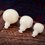 彩荷 白菩提根藏式三通佛头佛塔佛珠星月金刚 DIY 直径约16-18mm