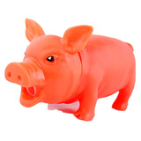 咪贝萌尖叫鸡狗狗发声玩具猫咪用品绝望尖叫玩具狗鸭猪牛球轮胎拖鞋 发声猪大号21cm