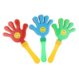 SunNovelty塑料拍手器 拍手板 助威道具 手拍器 国旗五星手拍鼓巴巴掌幼儿园 加厚拍手10个装
