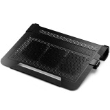 酷冷至尊（CoolerMaster）U3 plus 笔记本散热器 (全铝面板/三风扇/降噪/自由移动)