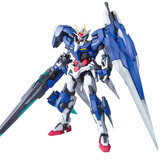 万代（BANDAI）高达拼装模型玩具 MG 1/100 拼插敢达能天使豪华战损版万圣节礼物 【送LED灯*2】00七剑枪形态 5063083
