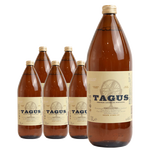 泰谷（TAGUS）欧洲原装进口啤酒 西班牙/葡萄牙进口泰谷黄啤酒 泰谷黄啤 1L 6瓶