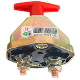 速卖迪汽车电源总开关纯铜斯太尔电瓶总闸货车断电闸刀重汽防漏电农用车 镀锌锌合金斯太尔