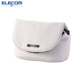 宜丽客（ELECOM） 相机包微单包卡片机包男女便携保护收纳包 浅灰色