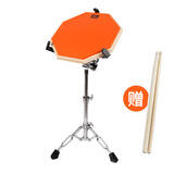 斗牛士（Bullfighter） 专业哑鼓练习垫哑鼓垫静音鼓12寸带支架 橙色（支架+鼓垫+一对鼓棒）