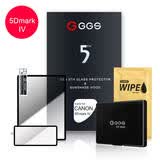 GGS5五代金刚屏适用佳能单反相机专业高清光学玻璃钢化膜金属边框屏贴相机屏幕保护膜LCD显示屏贴膜 5DIV/5D4（无遮阳罩）