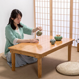 耘竹家人 桌子折叠桌折叠炕桌茶几 楠竹飘窗桌实木小桌子功夫茶桌矮桌 80*60*37