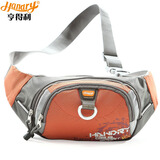 亨得利腰包女户外运动健身小胸包男潮韩版时尚休闲女包旅行斜挎包 橙色