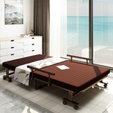 未蓝生活 折叠床午休床办公室躺椅值班陪护床免组装便携折叠床午休折叠床 折叠扶手-拍下备注颜色 120cm