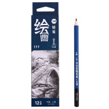 中华 111-10B 素描铅笔绘图铅笔粗杆10B美术写生铅笔12支/盒