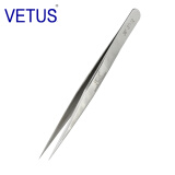 VETUS 高精密镊子ST-11 38度 （140mm）不锈钢防磁防酸镊子 钟表维修工具燕窝挑毛镊子 38度 ST-12  标准型  135mm